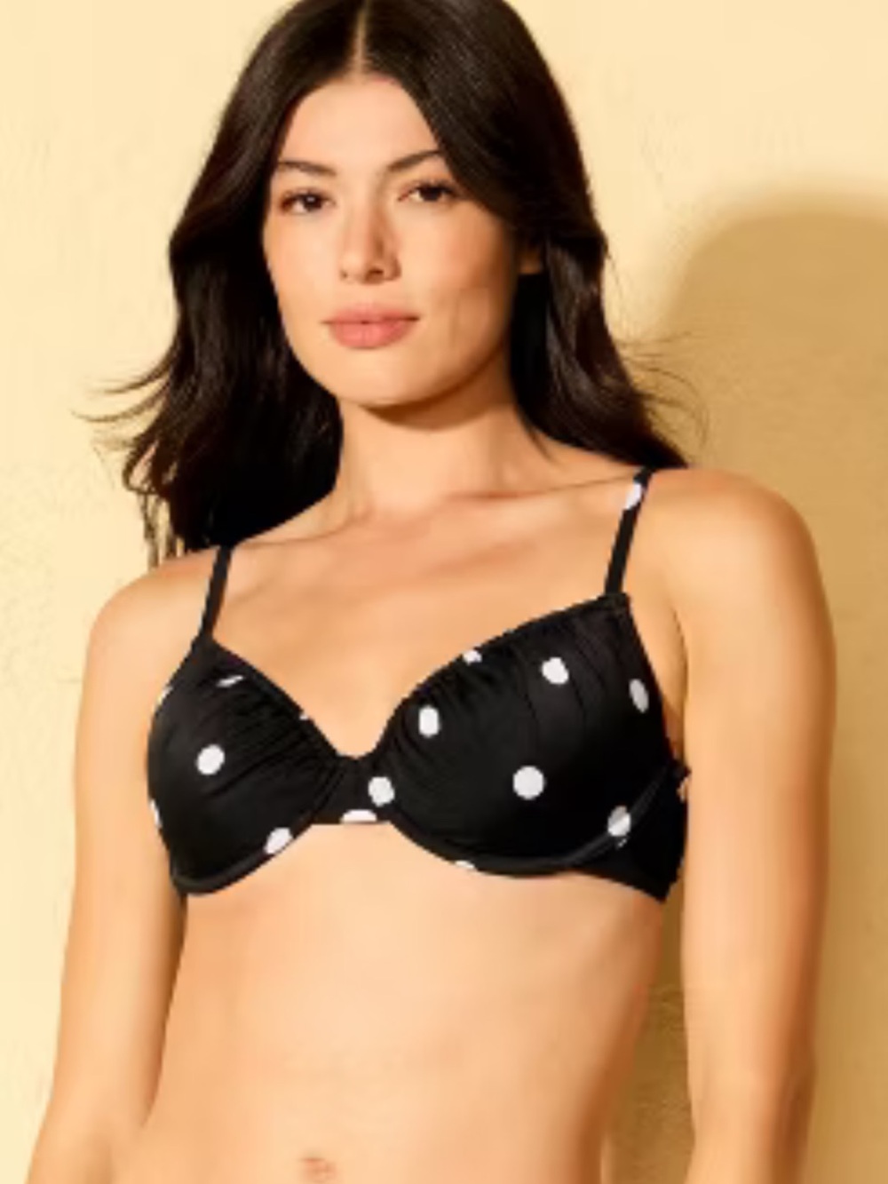 Shade & Shore Women's Polka-Dot Bikini Top